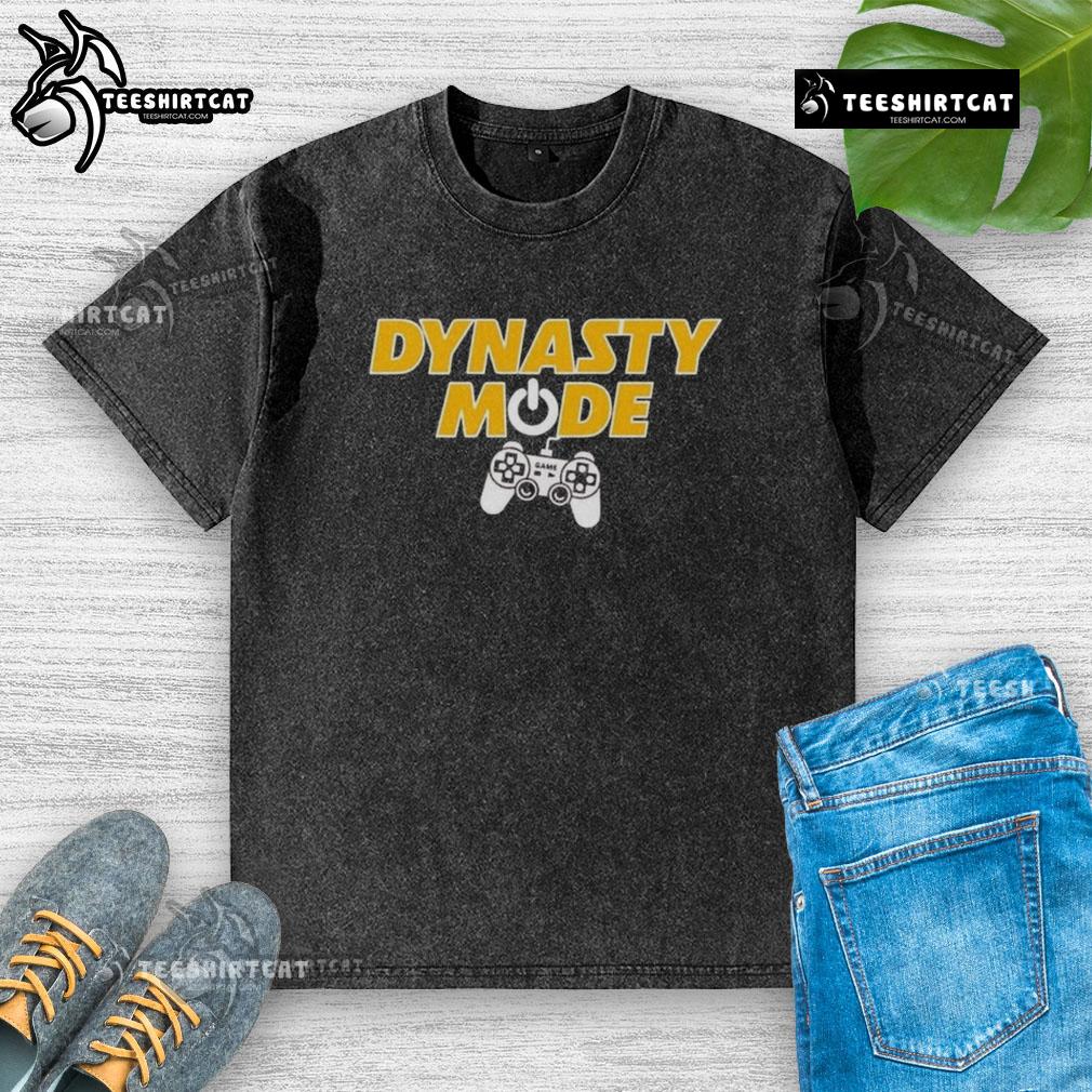 Premium Kansas City Chiefs Dynasty Mode Washed T-Shirt in red, featuring team logo and vintage style design, perfect for fans.