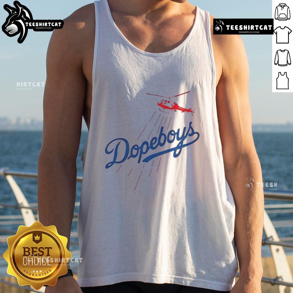 Premium Los Angeles Dodgers Dopeboys tank top featuring stylish design and vibrant team colors for fans and casual wear.