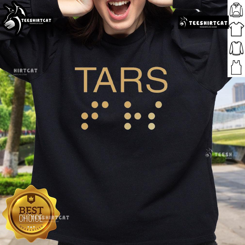 Stylish Premium Minimalist Sci-Fi TARS Sweatshirt featuring a sleek design and comfortable fit for sci-fi enthusiasts.