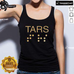 Premium minimalist sci-fi TARS tank top featuring sleek design and unique graphic for modern style enthusiasts.