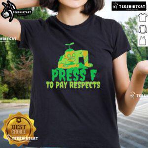 Zombie gamer meme Halloween ladies tee featuring a stylish design perfect for gamers celebrating spooky season.