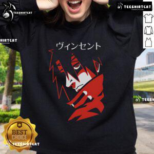 Premium retro red anime Japanese sweatshirt featuring vibrant graphics and a cozy design for stylish fans.