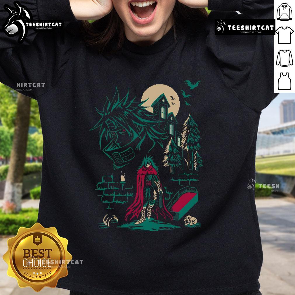 Premium Retro Vampire Madara Uchiha Moonlight sweatshirt featuring a dark anime design, perfect for fans and collectors.
