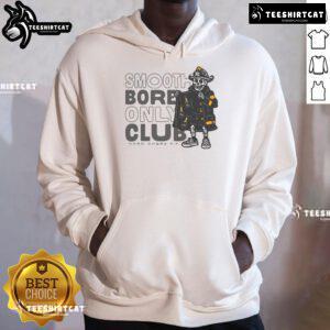 Premium Smoothbore Only Club Hard CHGRS F.F. Hoodie in black, featuring stylish design and comfortable fit for enthusiasts.