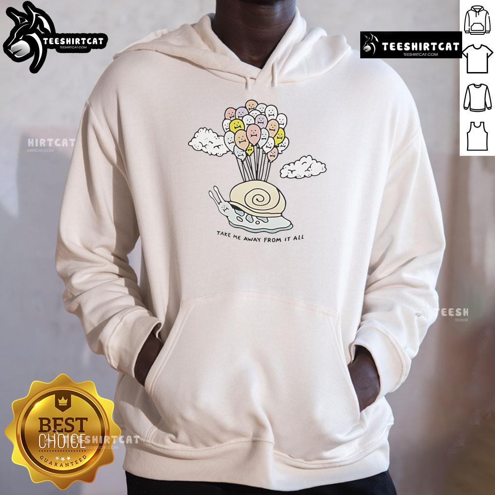 Cozy Premium Take Me Away From It All Hoodie in soft fabric, perfect for relaxation and casual outings.