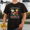 Pretty Damn Right I Am A Cardinals Fan Now And Forever T-Shirt featuring Snoopy and Charlie Brown in vibrant colors.