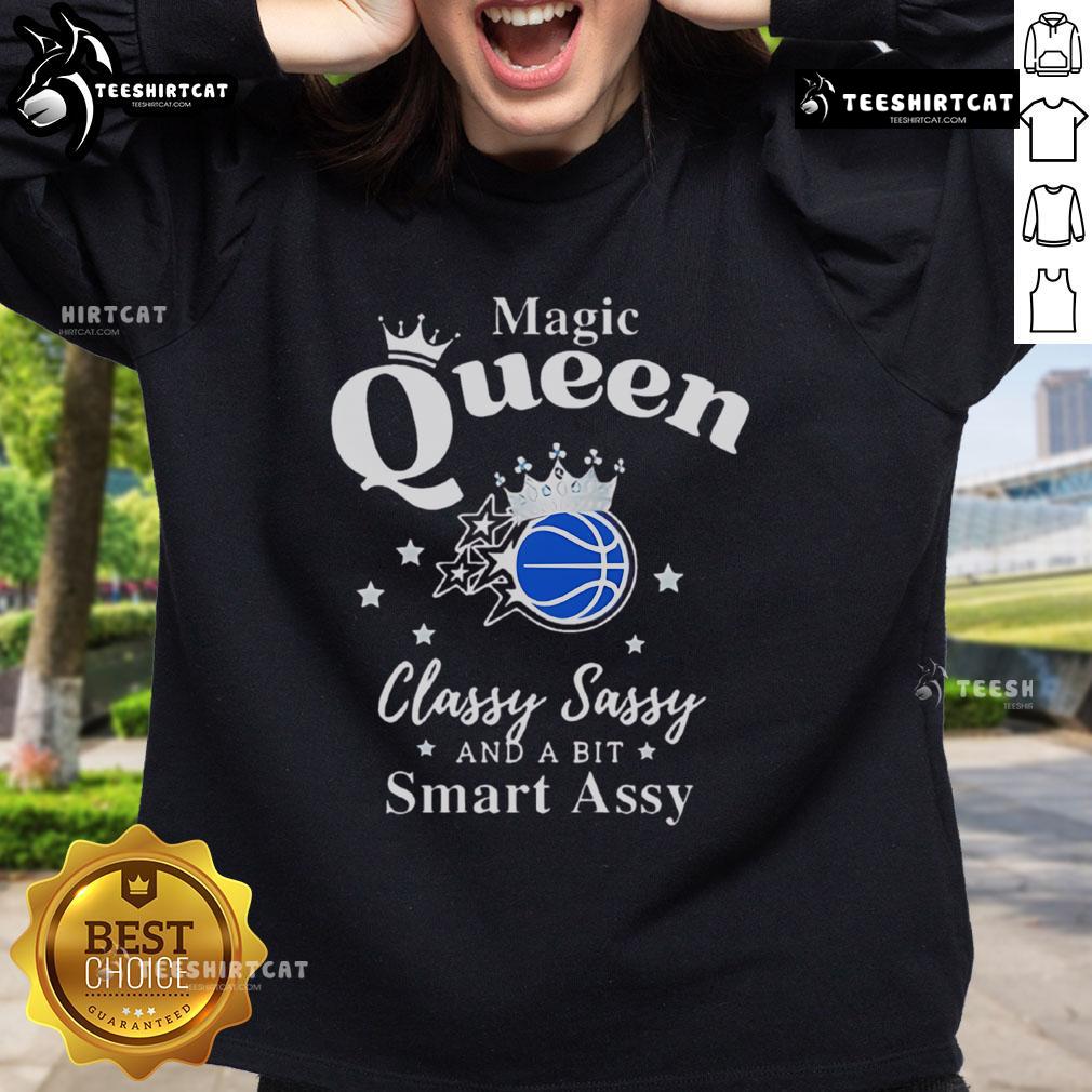 Stylish Pretty Orlando Magic Queen sweatshirt, classy and sassy design with a smart-assy twist, perfect for fans.