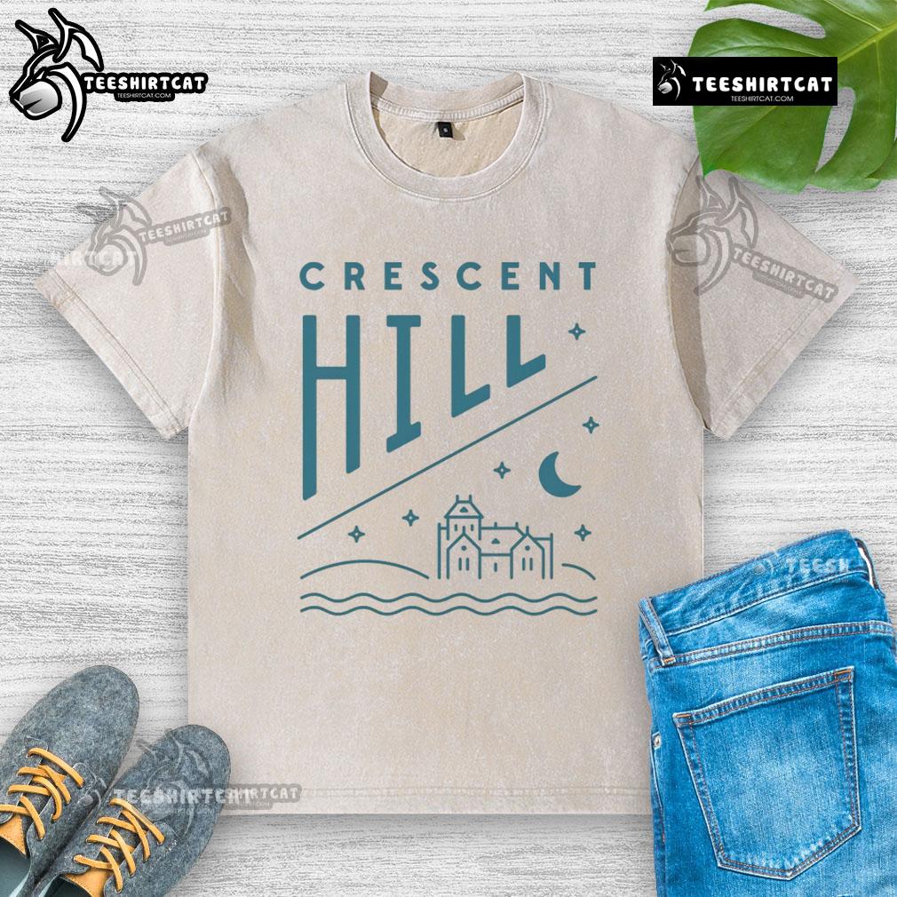 Pretty The Crescent Hill washed t-shirt in soft fabric, featuring a trendy design for casual summer outfits.