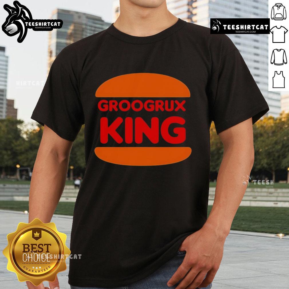 Top Groogrux King logo T-Shirt featuring iconic design, perfect for fans of the band and stylish casual wear.