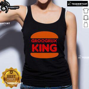 Top GrooGrux King logo tank top featuring vibrant colors and a stylish design for fans of the band.