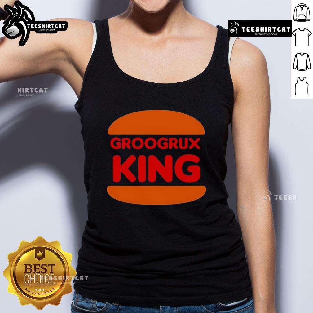 Top GrooGrux King logo tank top featuring vibrant colors and a stylish design for fans of the band.