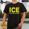 Top Ice Intense Chest Exerciser T-Shirt featuring a bold design for fitness enthusiasts and strength training lovers.