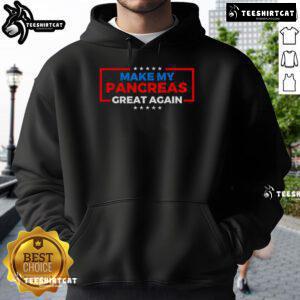 Top Make My Pancreas Great Again Diabetes Hoodie in vibrant colors, perfect for diabetes awareness and style.
