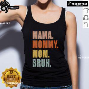 Vintage tank top for moms featuring 'Top Mama' design, perfect for boy moms embracing their unique mommy life.