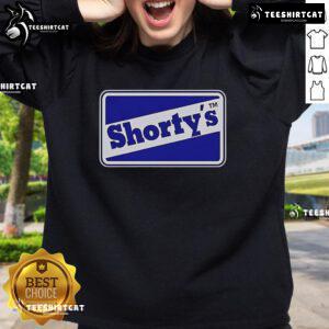 Sunny Suljic in a vintage mid-90s Shortys sweatshirt, showcasing retro skate style and vibrant colors.