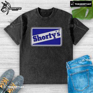 Alt Text: Sunny Suljic in a retro top mid-90s Shorty's washed t-shirt, showcasing vintage skate style.