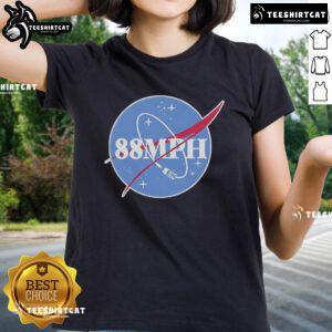 Womens NASA 88MPH tee featuring a stylish design, perfect for space enthusiasts and casual wear.