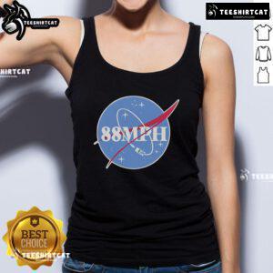 Stylish Top NASA 88MPH tank top featuring a bold graphic design, perfect for fans of space and retro fashion.