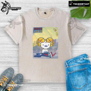 Los Angeles Rams stampede graphic on washed t-shirt, perfect for fans of the NFL and Houston Texans rivalry.