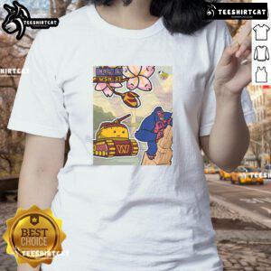 Awesome Washing Commanders Ladies Tee featuring bold design celebrating victory over the New York Giants.