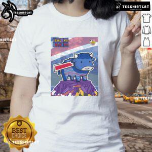 Awesome Buffalo Bills Ladies Tee celebrating team spirit with 'You Gotta Billieve' design, perfect for fans.