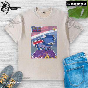 Buffalo Bills washed t-shirt featuring 'You Gotta Billieve' design, perfect for fans of the team and game day attire.
