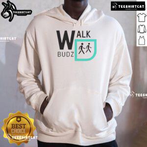 Funny Walk Budz logo hoodie featuring a playful design, perfect for casual wear and showcasing a unique sense of humor.