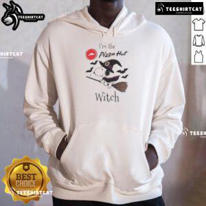 Good Pizza Hut x Snoopy I'm The Witch Halloween hoodie for festive style and comfort this Halloween season.