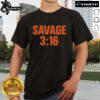 Good Savage 3 16 T-Shirt featuring a bold graphic design in vibrant colors, perfect for casual wear and expressing individuality.