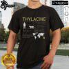 Vintage wildlife t-shirt featuring a hot extinct Thylacine, also known as the Tasmanian Tiger, in a stylish design.