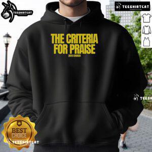 Hot-The-Criteria-For-Praise-2819 Church hoodie featuring a stylish design, perfect for casual wear and church events.