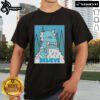 Nice Abominable Snowman Believe T-Shirt featuring a cheerful snowman design, perfect for winter fashion and holiday spirit.