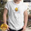 Nice Homer Bed T-Shirt featuring a colorful graphic of Homer Simpson lounging on a bed, perfect for casual wear.