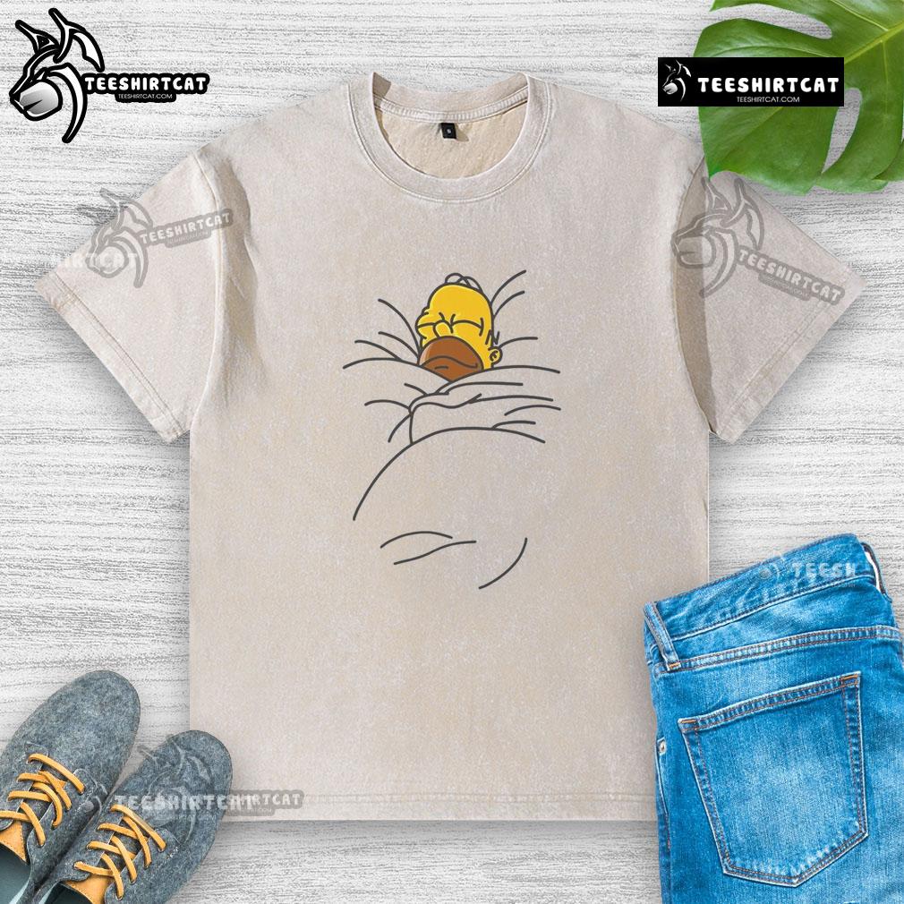 Nice Homer Bed washed t-shirt featuring vibrant colors and a playful design, perfect for casual wear and comfort.