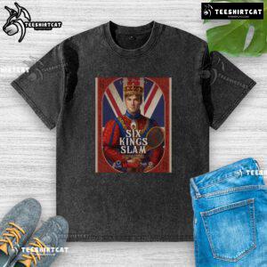 Nice Jack Draper Six Kings Slam 2025 Riyadh Season Tennis washed t-shirt featuring vibrant design and comfortable fit.