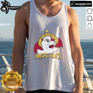 Funny Nice Mog Ees X Buc Ees logo parody tank top design, perfect for casual wear and unique fashion statements.