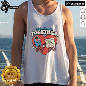 Stylish Nice We're Better Together Tank Top in soft fabric, perfect for casual summer wear and expressing friendship.
