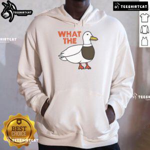 Stylish Nice What The Mallard hoodie in vibrant colors, perfect for casual wear and outdoor adventures.