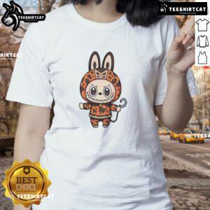 Official Labubu Pirate Captain Hook Ladies Tee featuring a stylish design for fans of pirate-themed apparel.