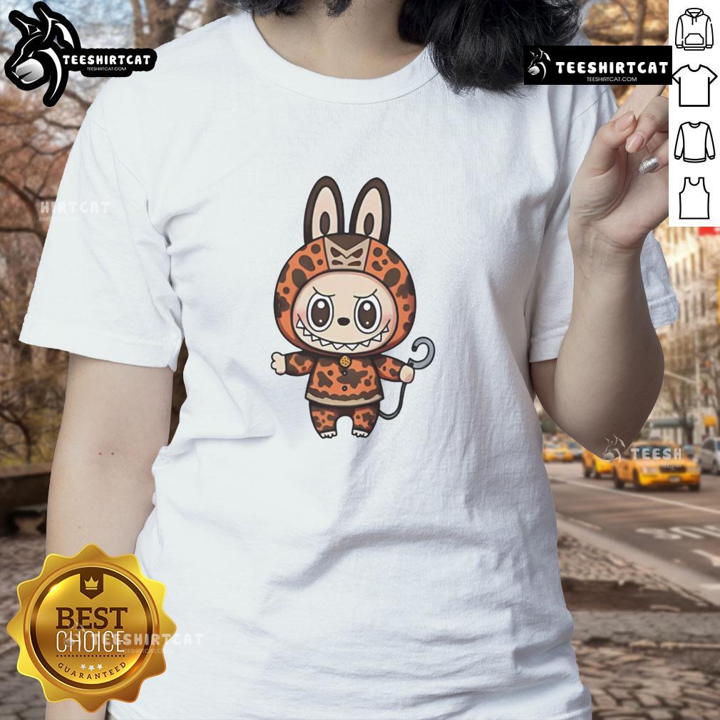 Official Labubu Pirate Captain Hook Ladies Tee featuring a stylish design for fans of pirate-themed apparel.