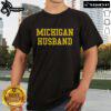 Official Michigan Husband T-Shirt featuring a stylish design, perfect for proud Michigan husbands and gift ideas.