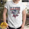 Official Ole Miss Rebels Triangle Vintage T-Shirt featuring classic design and school colors for fans and collectors.