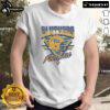 Official Pittsburgh Panthers Triangle Vintage Logo Helmet T-Shirt featuring classic design and team colors for fans.