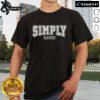 Official Simply Blessed Sporty Logo T-Shirt featuring a stylish design and comfortable fit for everyday wear.