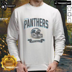 Original Carolina Panthers Historic Prime Play Sweatshirt in black with team logo, perfect for fans and collectors.