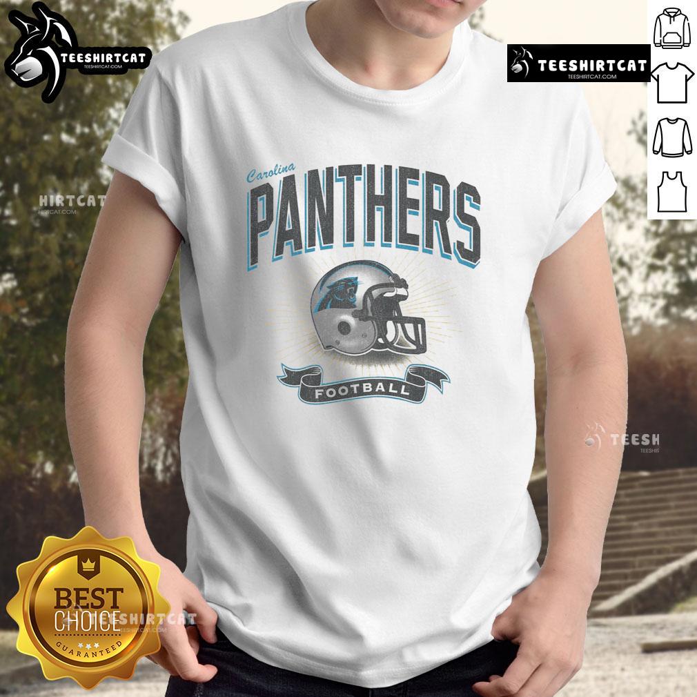 Alt Text: Original Carolina Panthers Historic Prime Play T-Shirt featuring vibrant graphics and a classic design for fans.