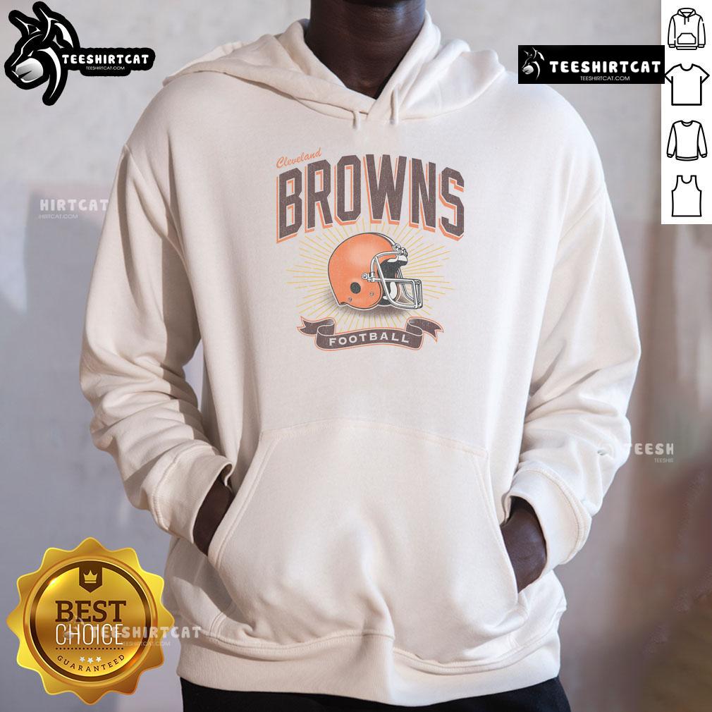 Alt Text: Original Cleveland Browns Historic Prime Play Hoodie featuring team colors and logo, perfect for fans and collectors.