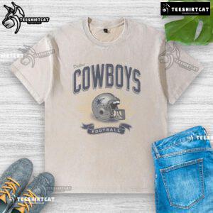 Original Dallas Cowboys Historic Prime Play Washed T-Shirt featuring vintage design and team colors for true fans.