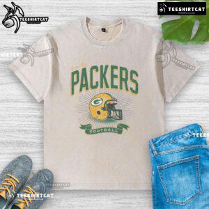 Original Green Bay Packers Historic Prime Play Washed T-Shirt featuring team logo and vintage design for fans.