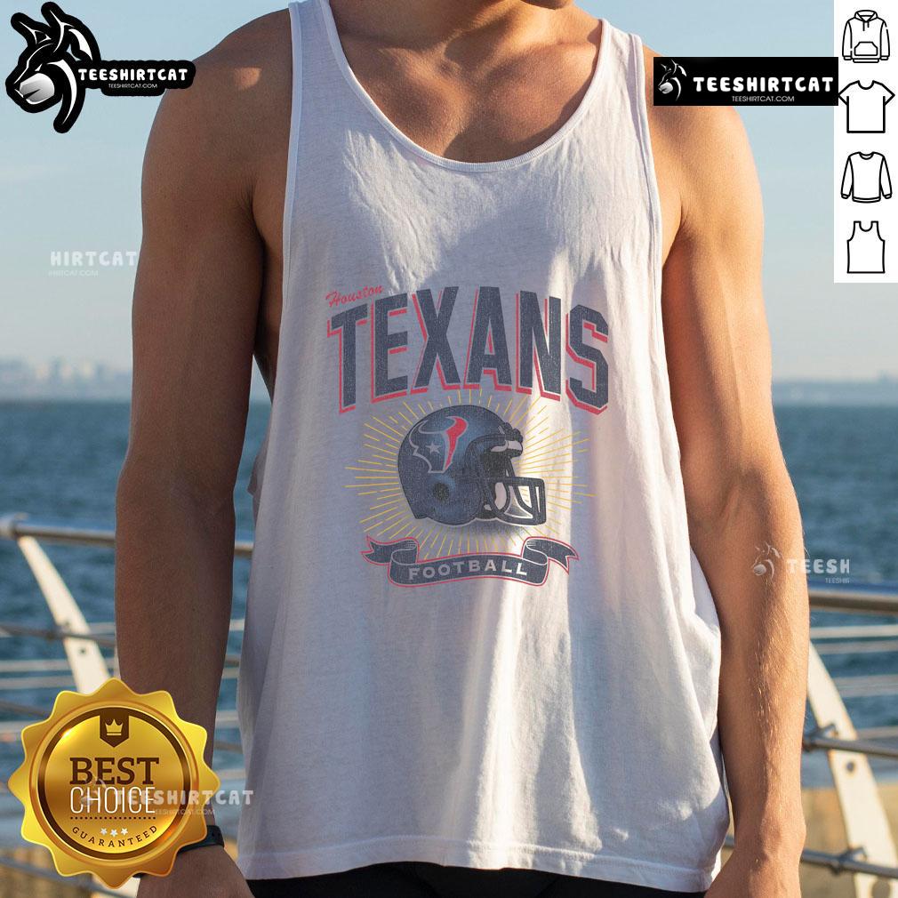 Original Houston Texans Historic Prime Play Tank Top featuring team logo and vibrant design for fans.